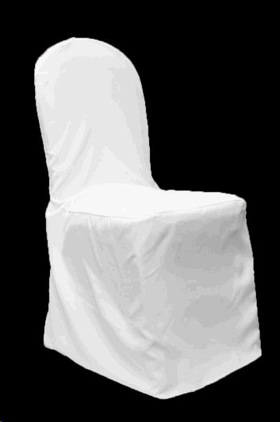 Rental store for Chair Cover- Banquet White in Surrey BC