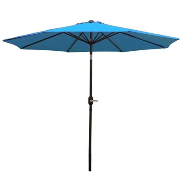 Blue patio umbrella rentals Surrey BC Where to rent blue patio